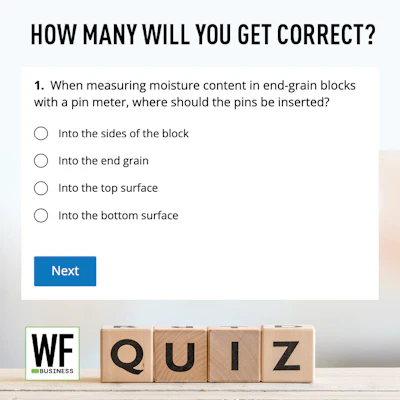 Quiz End Grain