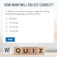 Quiz Natural Oil Finishes