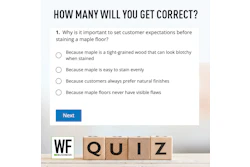 Quiz Staining Maple Flooring