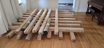Half Inch By 2 Inch Red Oak Wood Flooring Acclimating