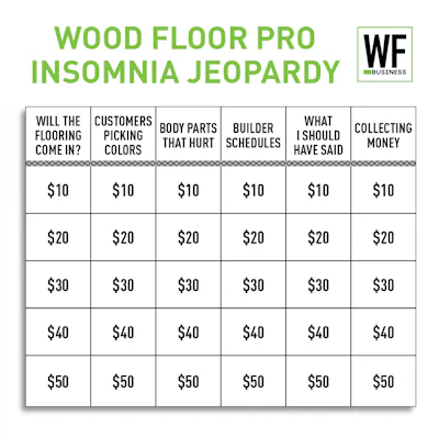 Insomnia Jeopardy