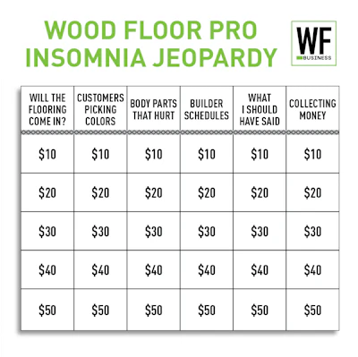 Insomnia Jeopardy