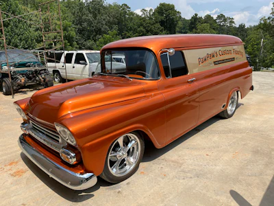 Restoring the truck took time, effort and money, Hall says. But it was all worth it in the end.