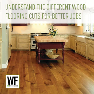 Natural riftsawn and quartersawn white oak planks installed by Downers Grove, Ill.-based Apex Wood Floors Inc.