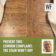 As26 Ftf Hed Stain Wont Dry