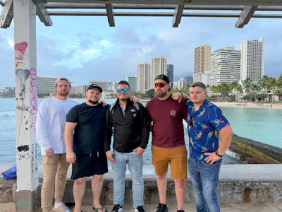 The Floor Expert team enjoy meals and outings together. They truly are 'ohana.'