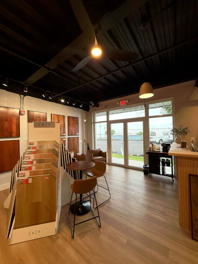 Floor Expert only sells products that make sense for the diverse microclimates on the Big Island—that does not include solid wood.
