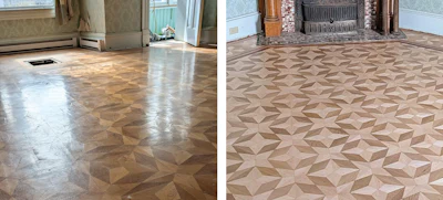 As26 Wood Floor Rescue Before And After Stagecoach Flooring Chris Traver