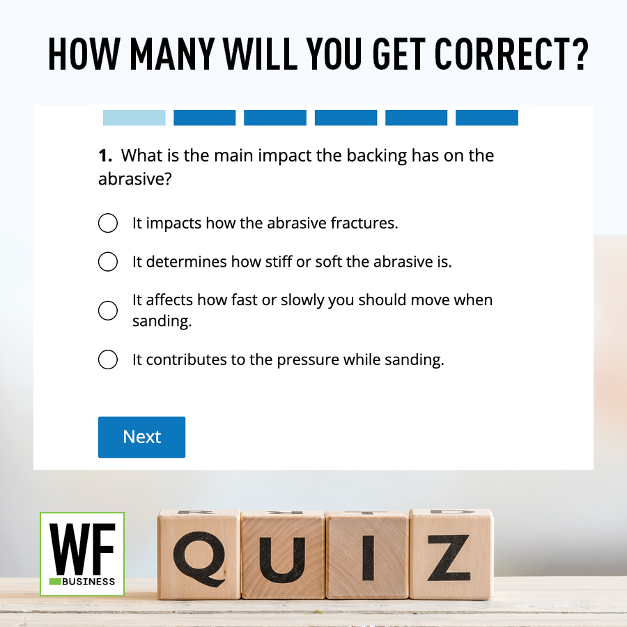 Quiz Abrasives