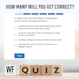Quiz Abrasives