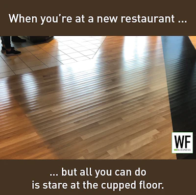 Stare At Cupped Floor