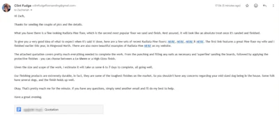 Email With Quote