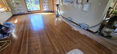 Existing Doug Fir Starting To Sand