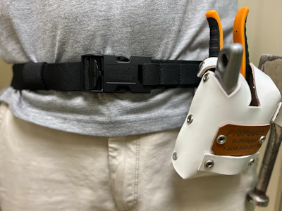 Pro Pouch With Tool Belt On