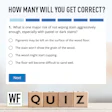 Quiz Stain Dry