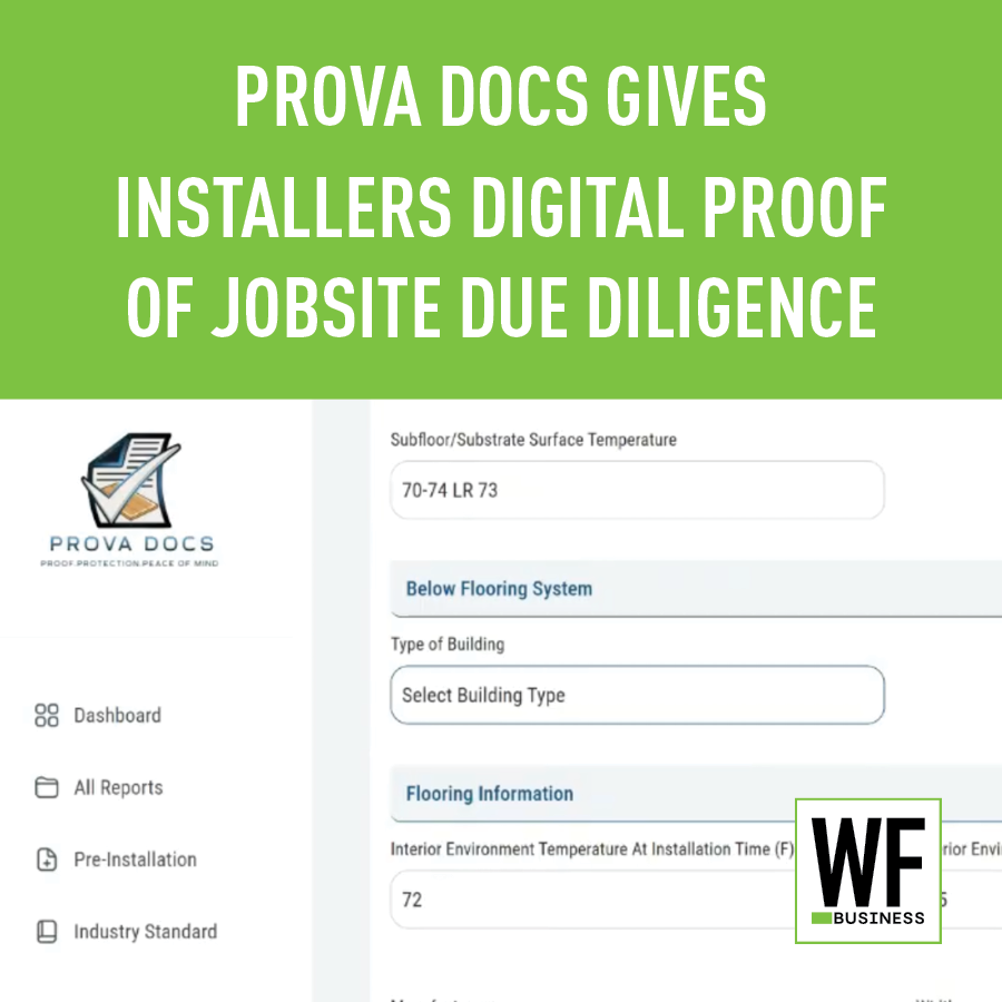 Prova Docs logo featuring a clipboard icon with document symbol and company name