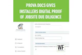 Prova Docs logo featuring a clipboard icon with document symbol and company name