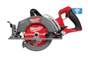 Milwaukee cordless circular saw with 7-1/4 inch framing blade and WiFi connectivity indicator
